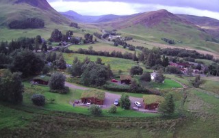 Log Cabins in Glenshee