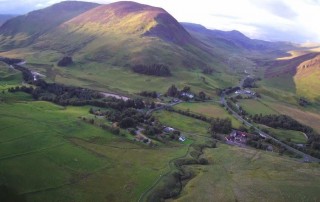 Overhead shots of Glenbeag Mountain Lodges