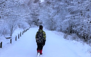 A peaceful white morning at glenbeag